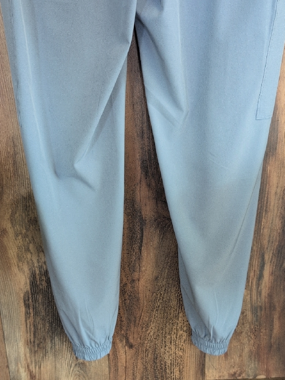 Athleta Blue Gray Drawstring Performance Joggers with Side Pockets 10       R291 - Picture 6 of 10